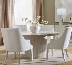 Havertys Cascade Round Dining Table New