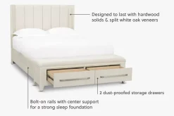 Havertys Cascade Storage Bed Discount