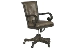 Havertys Cecilia Desk Chair Peppercorn Outlet