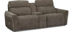 Havertys Century Power Loveseat with Audio Console