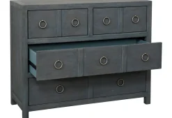 Havertys Chastain Accent Chest Denim Discount