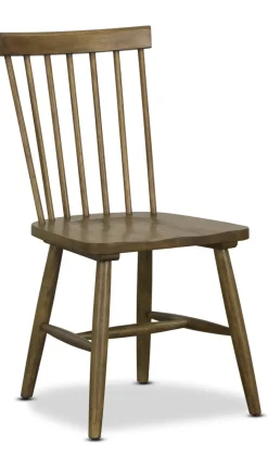 Havertys Claire Side Chair Tobacco Clearance