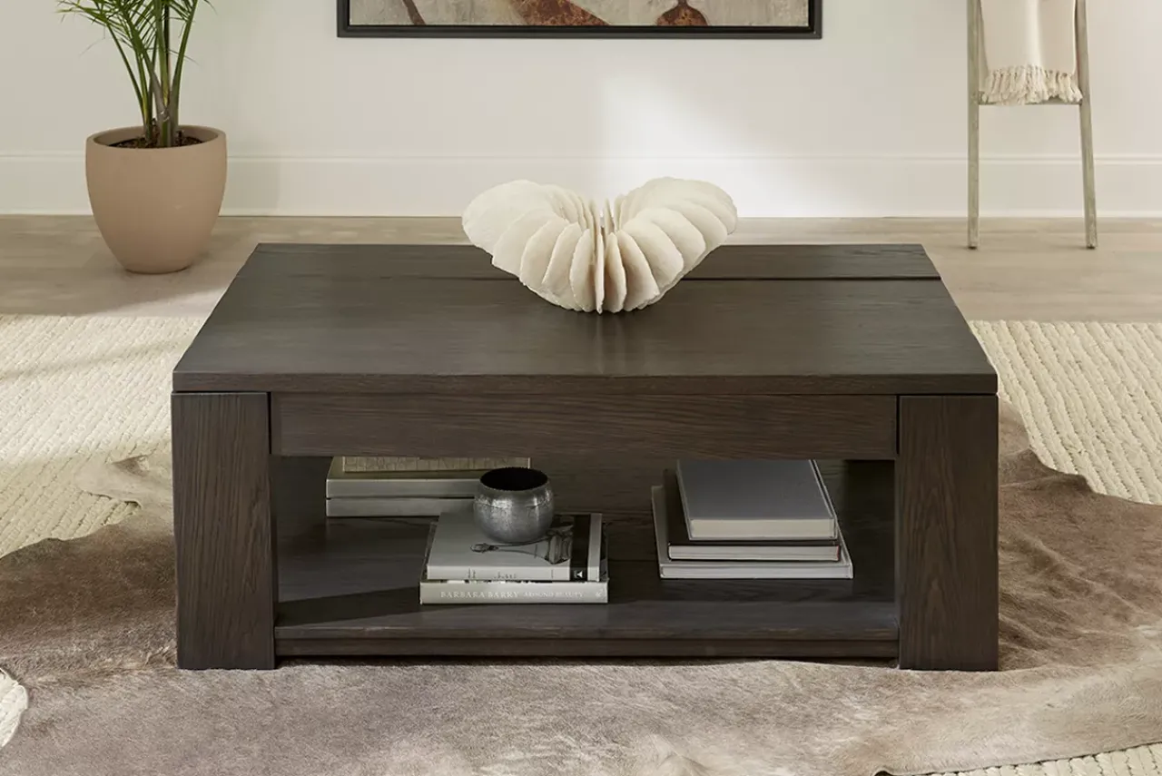 Havertys Clayton Lift Top Coffee Table Bark Best