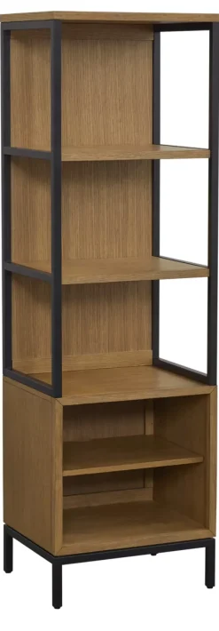 Havertys Coen Bookcase Oak Natural
