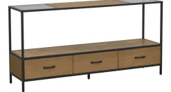 Havertys Coen Sofa Table Oak Natural New