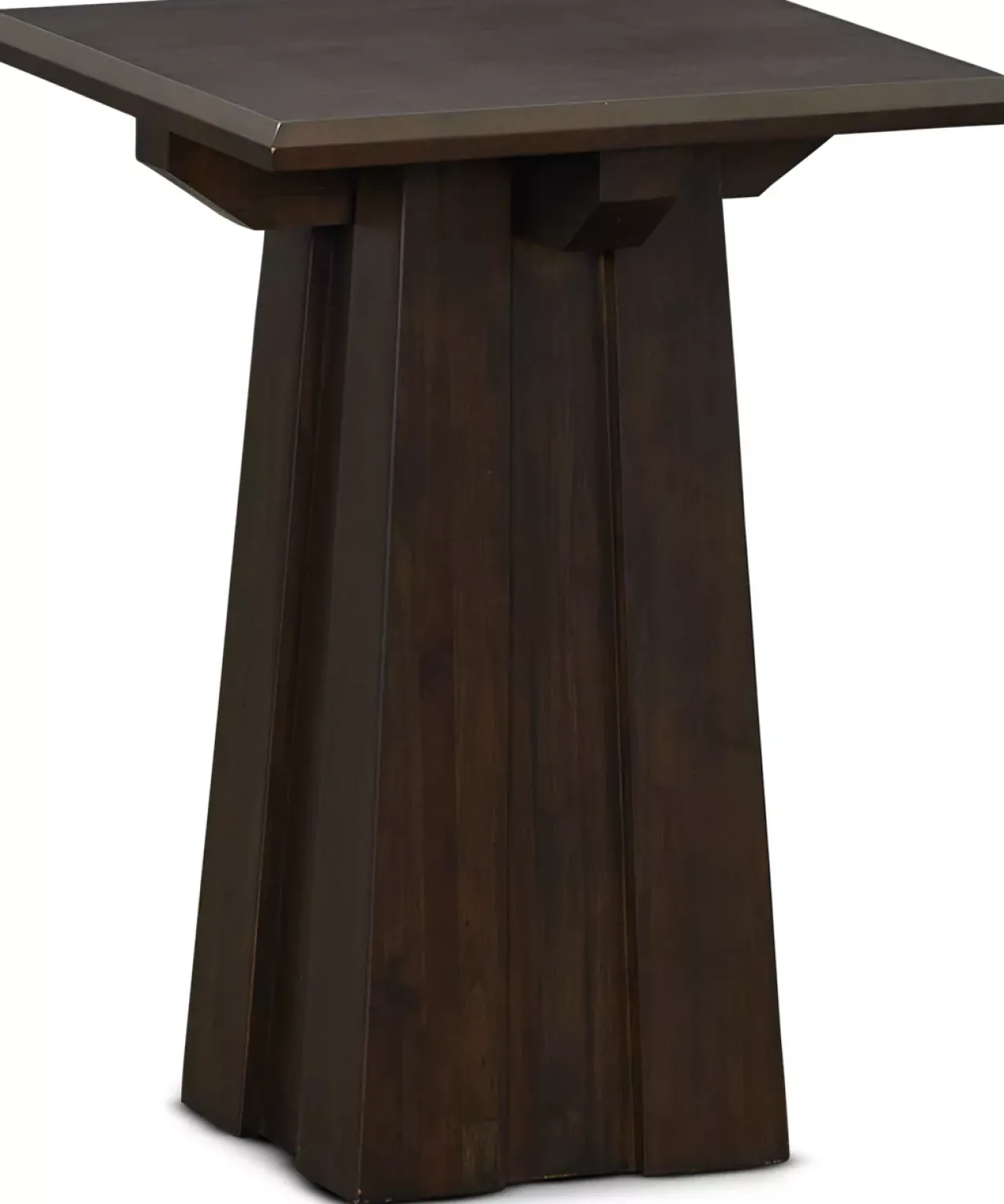 Havertys Copley Square Chairside Table Espresso