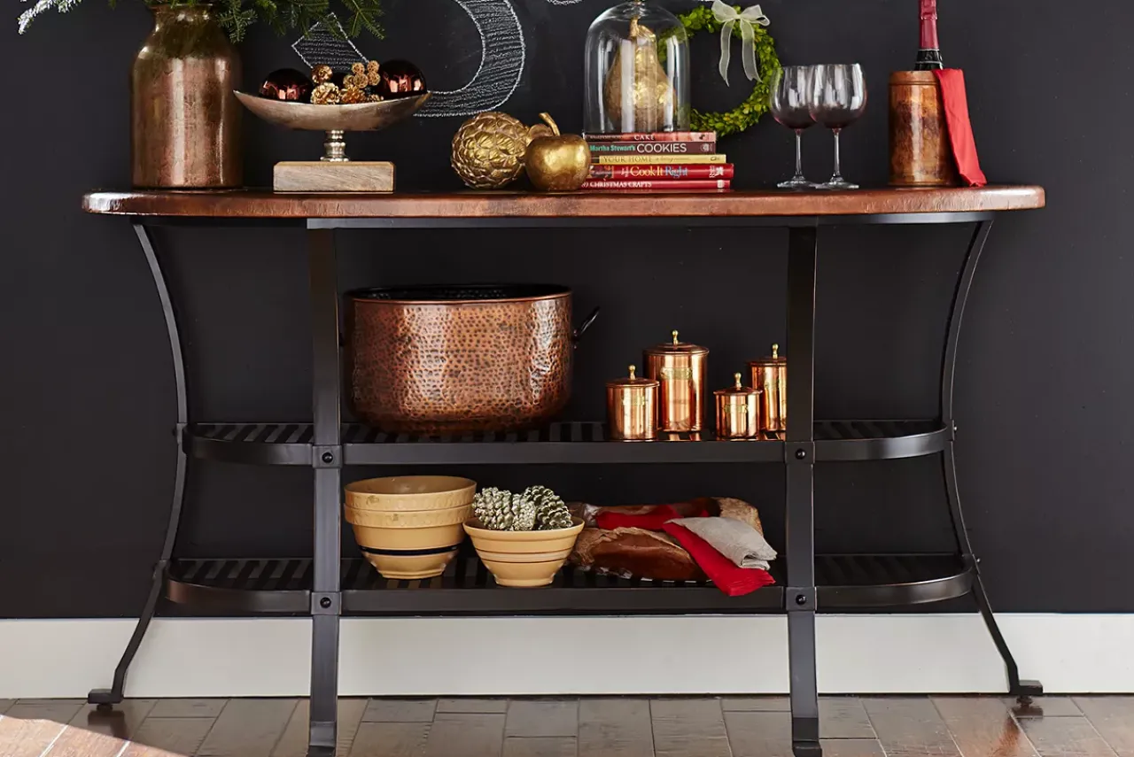 Havertys Canyon Buffet Copper Online