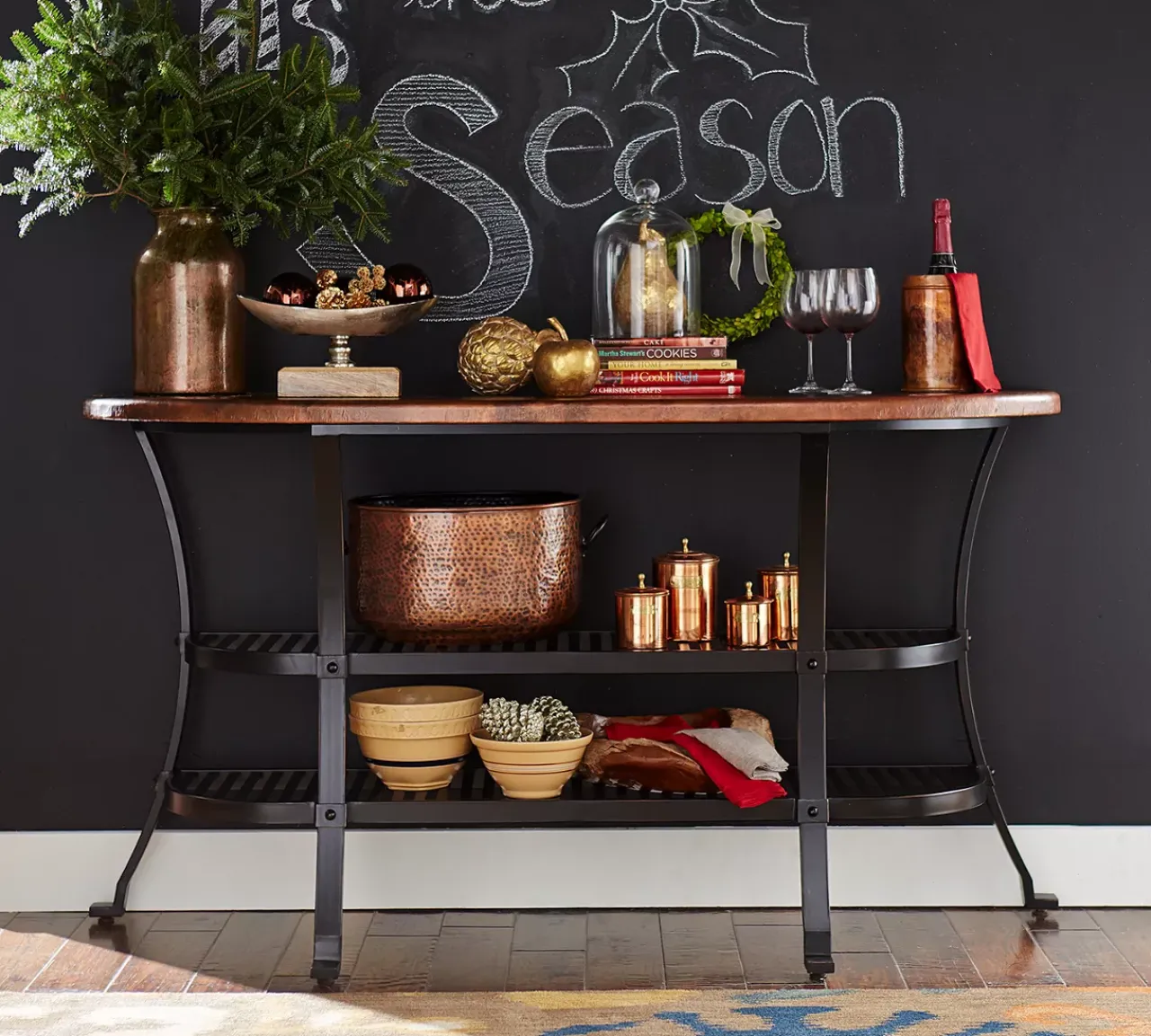 Havertys Canyon Buffet Copper Online