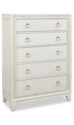 Havertys Corsica Drawer Chest Pearl White