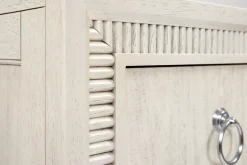 Havertys Corsica Nightstand Pearl White