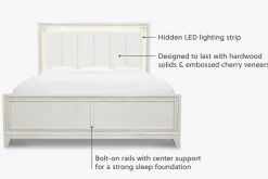 Havertys Corsica Panel Bed Outlet