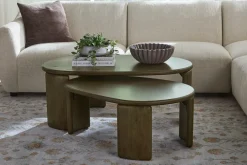 Havertys Cruz Bunching Coffee Table Cocoa Brown Outlet
