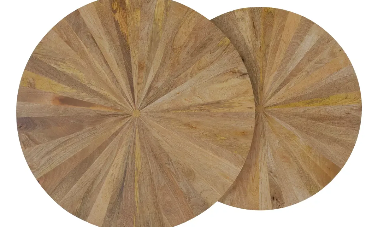 Havertys Cyrus Bunching Coffee Table Natural Mango Outlet
