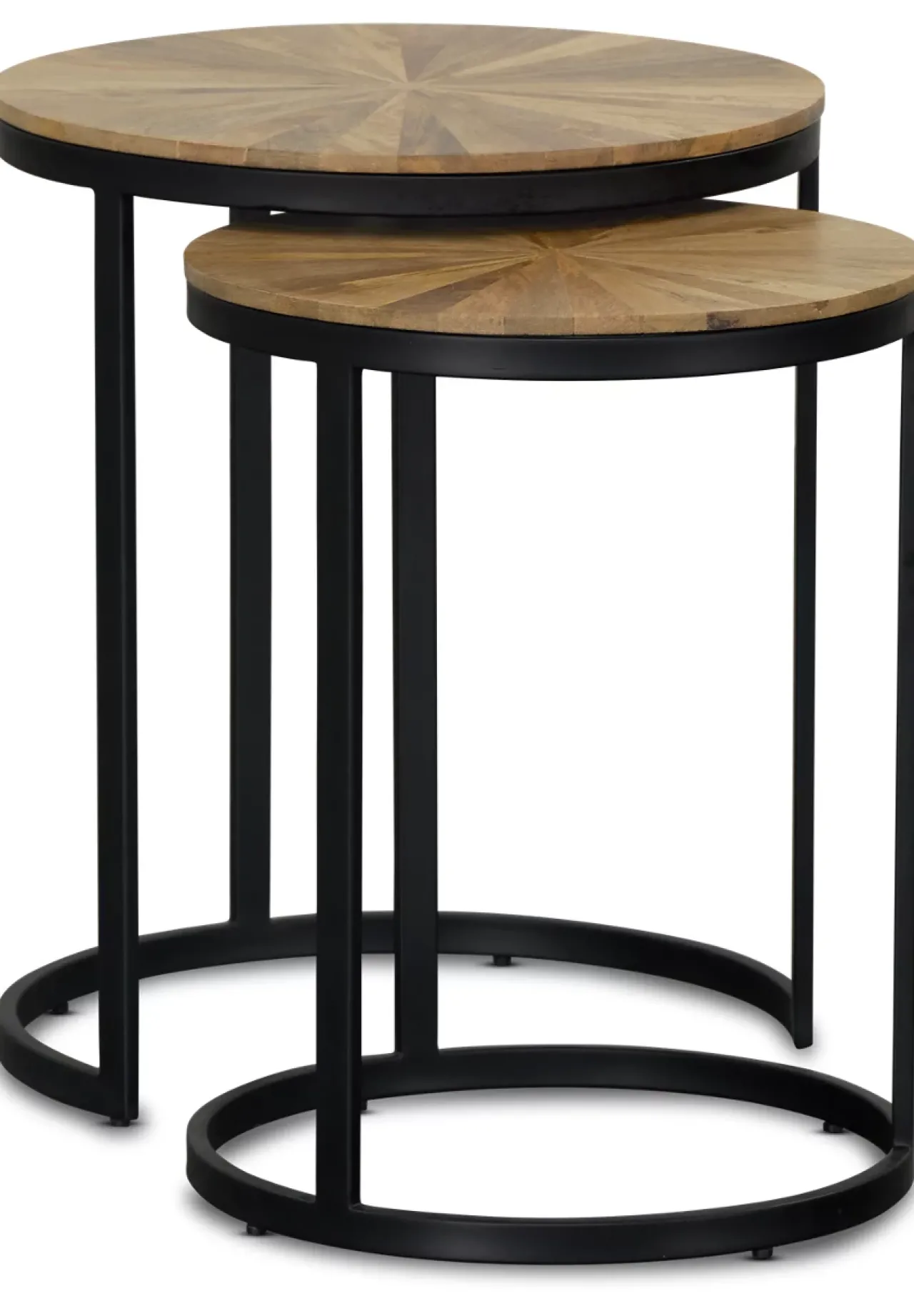 Havertys Cyrus Bunching Side Table Natural Mango Outlet