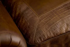 Havertys Dakota Loveseat American Bison Walnut- Tooled Clearance