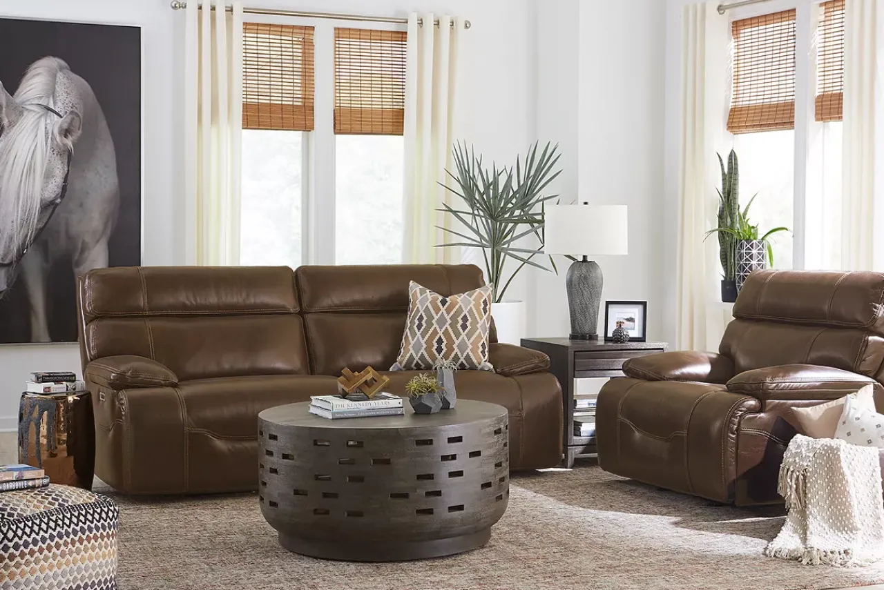 Havertys Denver Power Reclining Sofa Clearance