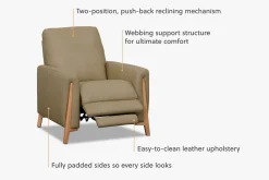 Havertys Devon Manual Recliner Clearance