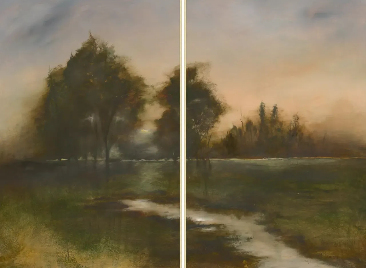 Havertys Dusk Approaching Wall Art
