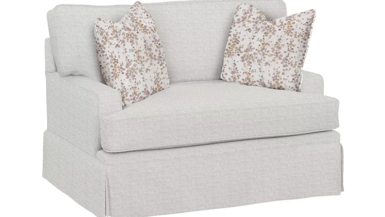 Havertys Elise Oversized Swivel Chair Online