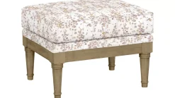 Havertys Elise Wooden Accent Ottoman Hot