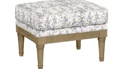 Havertys Elise Wooden Accent Ottoman Hot