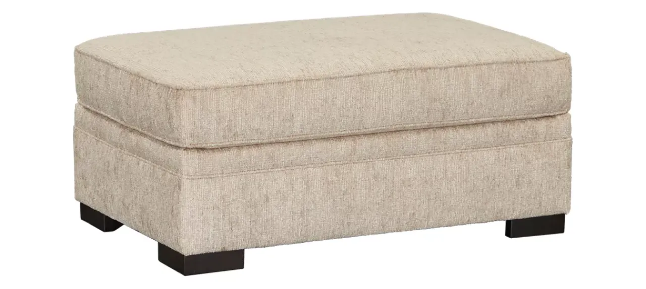 Havertys Elizabeth Ottoman Anderson Champagne New