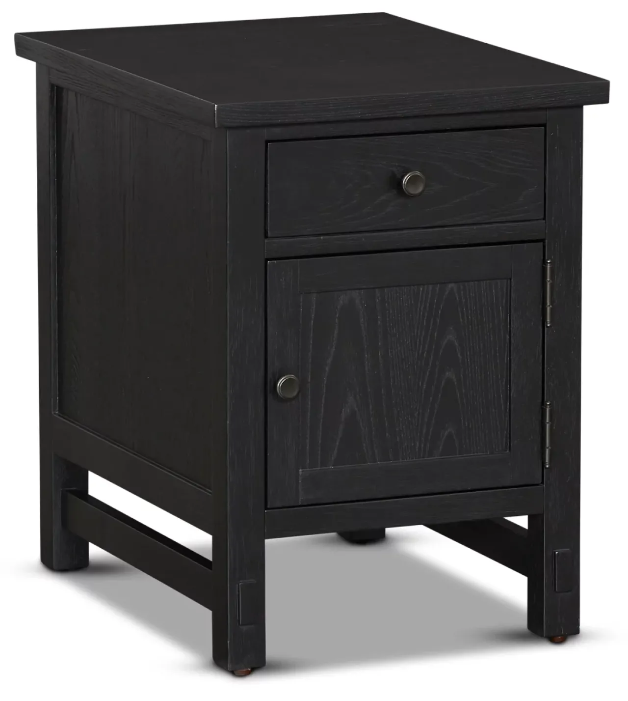 Havertys Everett Chairside Table Black Clearance