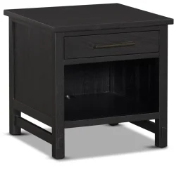 Havertys Everett End Table Black Clearance