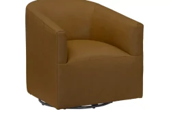 Havertys Ford Barrel Swivel Chair Clearance