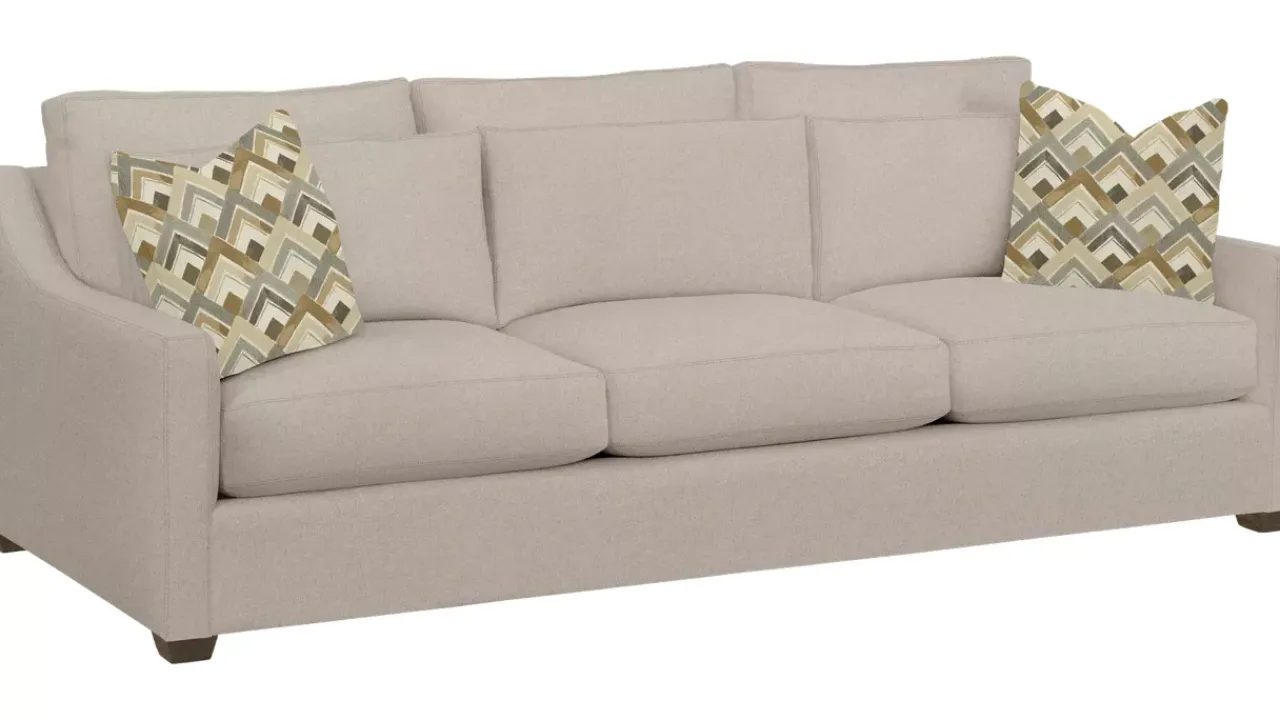 Havertys Ford 105 Inch 3 Seat Sofa New