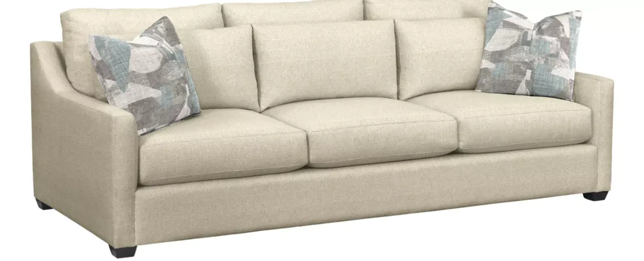Havertys Ford 105 Inch 3 Seat Sofa New