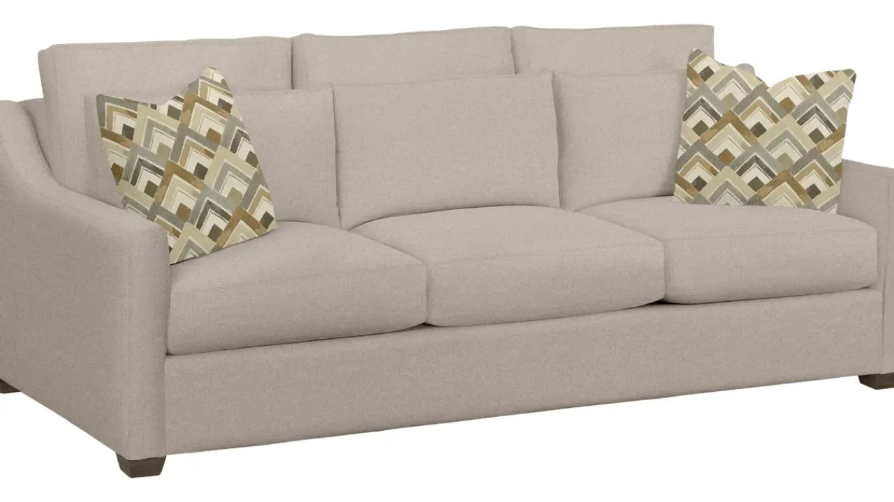 Havertys Ford 93 Inch 3 Seat Sofa New