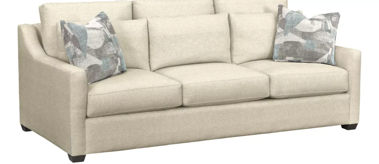 Havertys Ford 93 Inch 3 Seat Sofa New