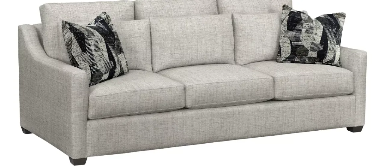 Havertys Ford 93 Inch 3 Seat Sofa New