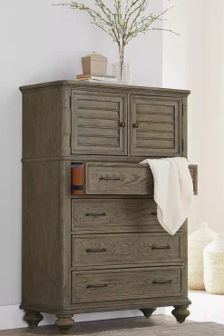 Havertys Forest Park Chest Gray