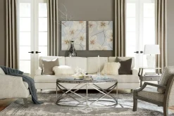 Havertys Gianna Chair Tangle Linen Clearance