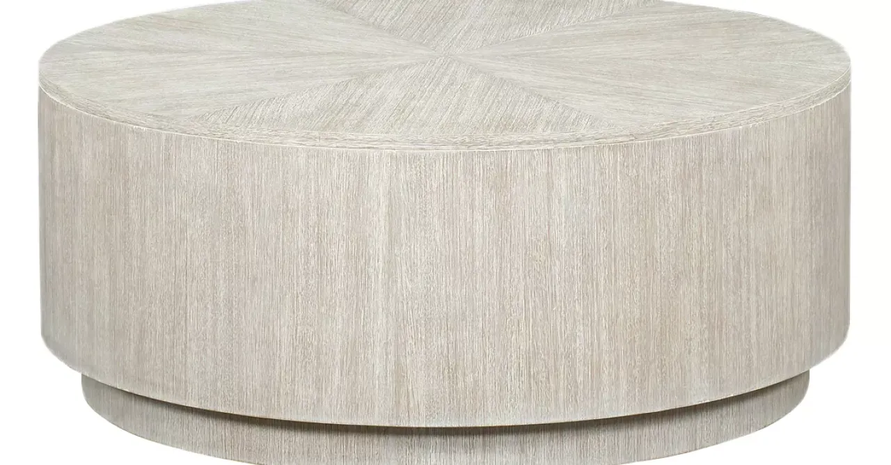 Havertys Ginny Coffee Table White Washed Clearance