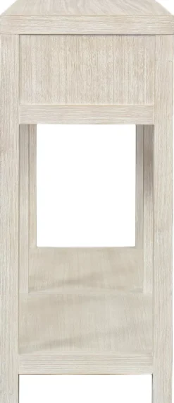 Havertys Ginny Drawer Sofa Table White Washed Discount