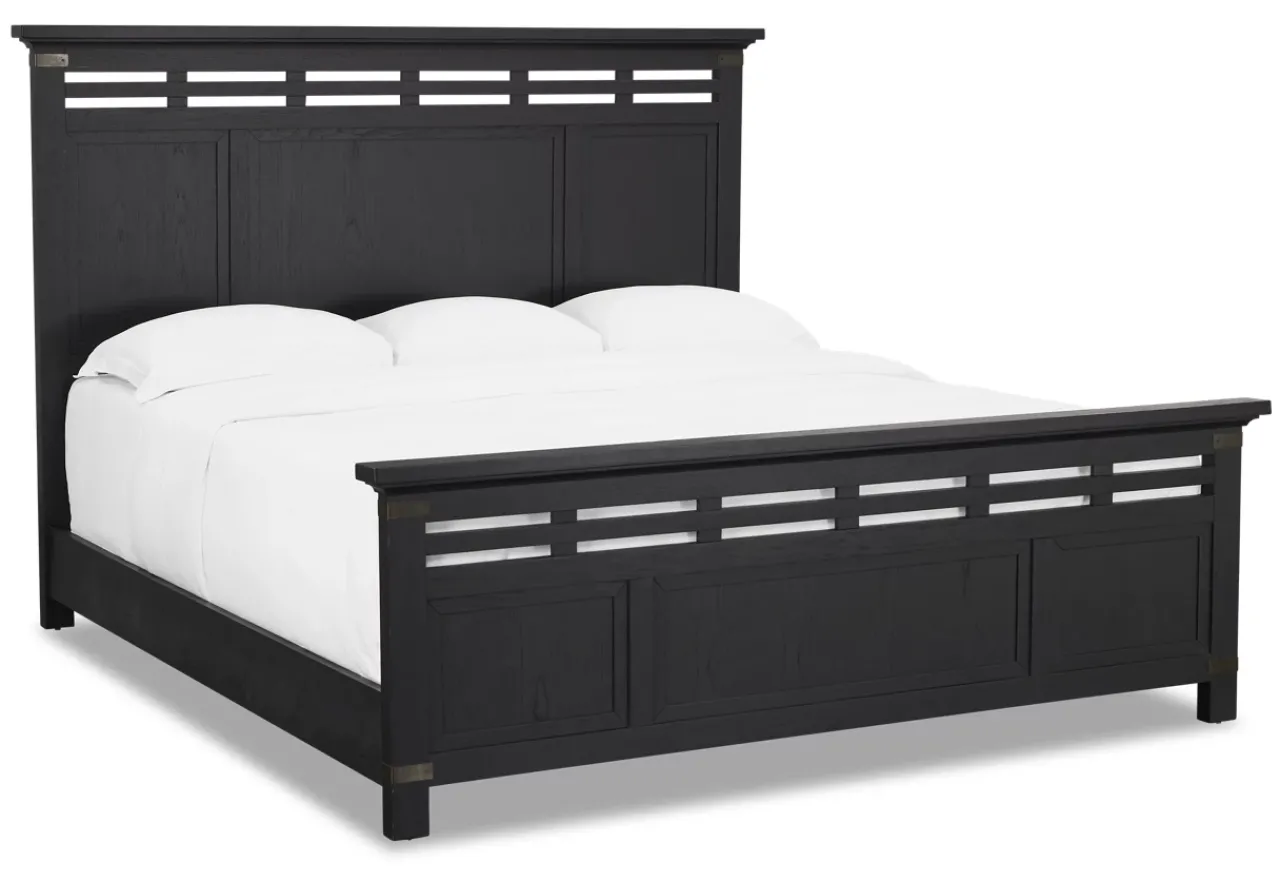 Havertys Hamilton Panel Bed
