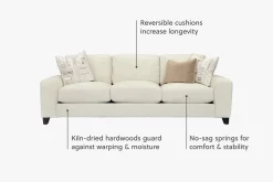 Havertys Harmony 97 Inch Sofa Hot