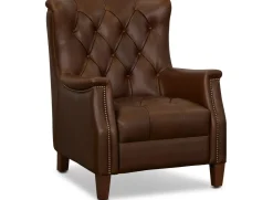 Havertys Hattie Accent Chair Berrington Chocolate Sale