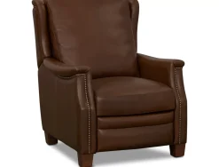 Havertys Hattie Manual Recliner Berrington Chocolate Clearance