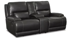 Havertys Haven Manual Reclining Loveseat with Console Online