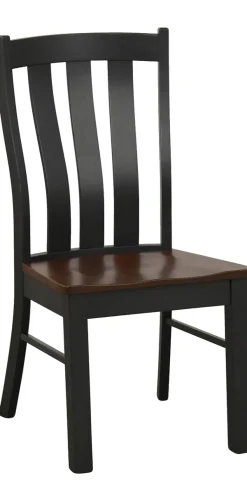 Havertys Jamestown Slat Back Chair Auburn Onyx