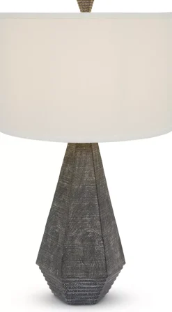 Havertys Jareth Table Lamp Black-CVC AZVP138BLK