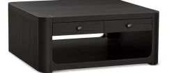 Havertys Kasten Coffee Table Ebony Whiskey New