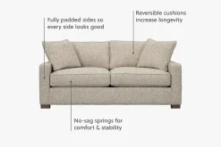 Havertys Katrina Sofa - 2 Seat New