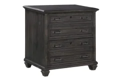 Havertys Kendall Lateral File Weathered Charcoal Best