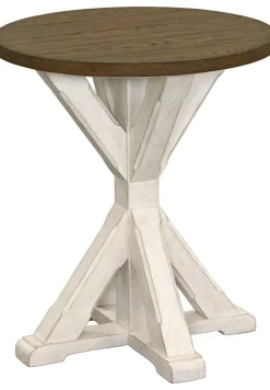 Havertys Kyler Round End Table Best