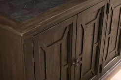 Havertys Laurel Canyon Buffet Saddle Brown New